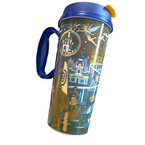 Disneyland 50th anniversary tumblr with blue lid